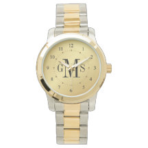 Men's Classy Personalised Monogram Watch