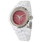 Men's Classy Personalised Monogram Watch