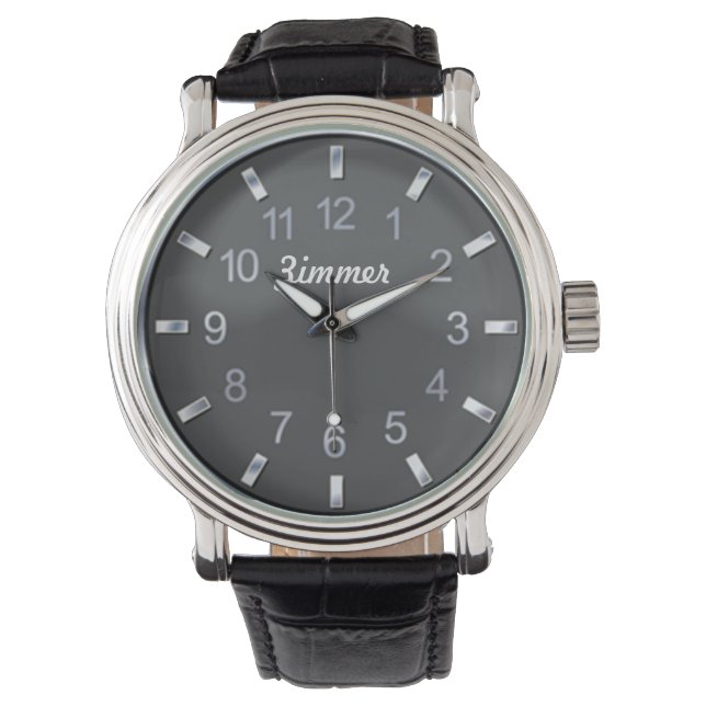 Men's Classy Personalised Watch (Front)