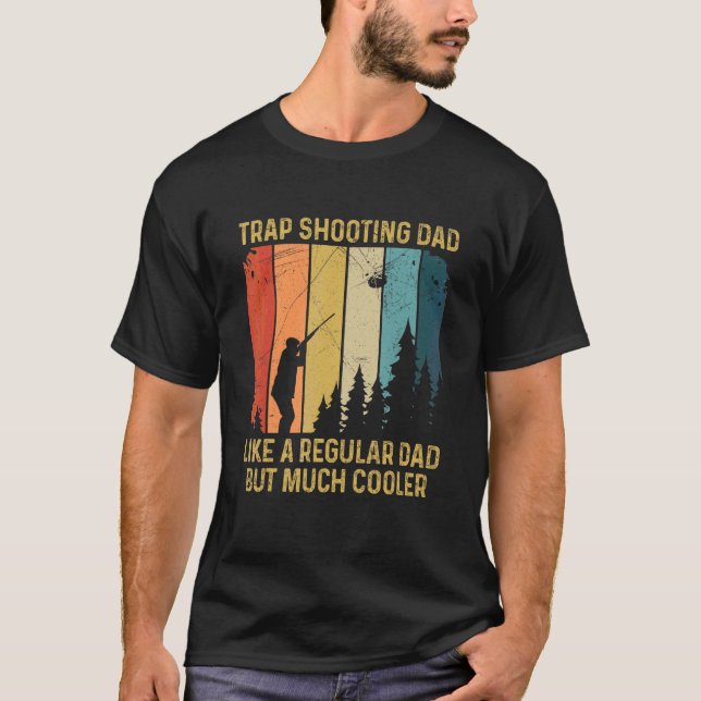 Mens Clay Pigeon Shooting For Your Trap Shooting D T-Shirt (Front)