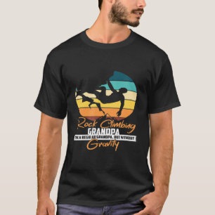 Mens Climber For Your Climbing Grandpa T-Shirt