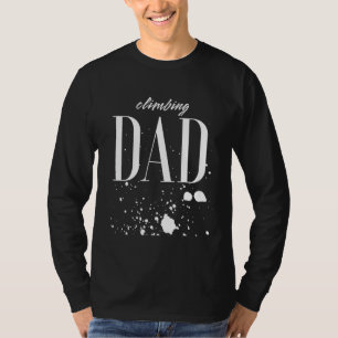 Mens Climbing Dad Game Day Biggest Fan Proud Paren T-Shirt