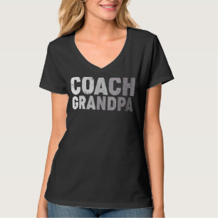 Mens Coach Grandpa Soccer Football Basketball Coac T-Shirt