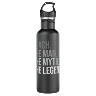 Mens Coach The Man The Myth The Legend Best Coach  710 Ml Water Bottle