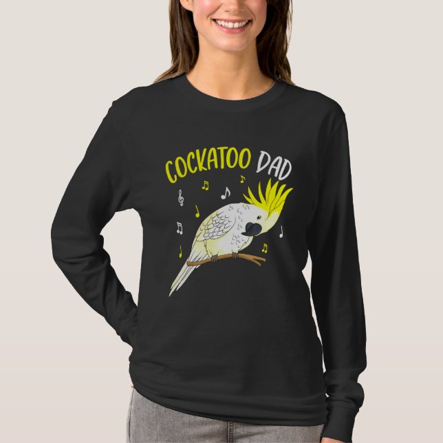 Mens Cockatoo Dad Parrot Bird Men T-Shirt (Front)