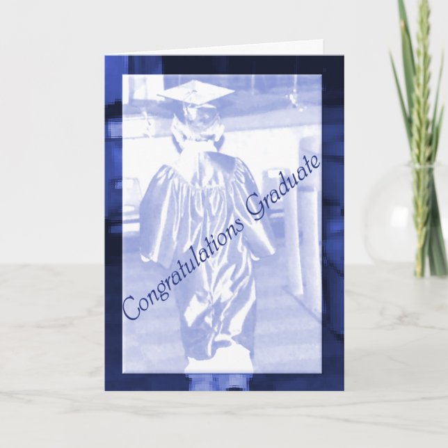Men's College Graduation Greeting Card (Front)