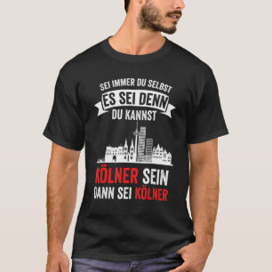 Mens Cologne Skyline Cologne Cathedral Carnival Je T-Shirt