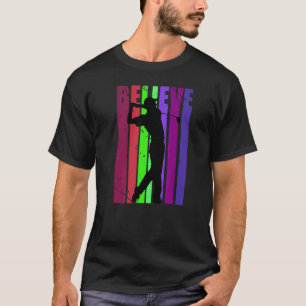 Mens Colourful Retro Golfing Birthday Motivational T-Shirt
