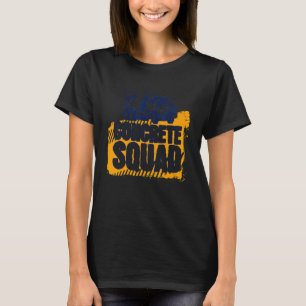 Mens Concrete Worker Concrete Squad Vintage Concre T-Shirt