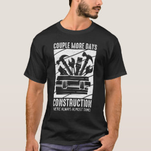 Mens Construction construction site construction w T-Shirt
