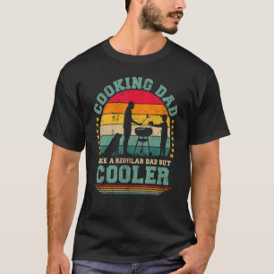 Mens Cooking Dad Like A Regular Dad Cooking Fathe T-Shirt