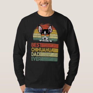 Mens Cool Best Chihuahua Dad Ever  Father's Day T-Shirt
