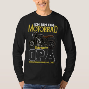 Men's Cool Biker Dad Motorcycle Gift Idea Grandpa T-Shirt