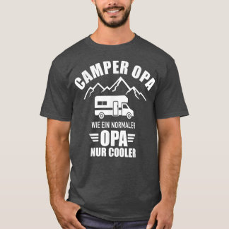 Mens Cool camper grandpa saying for camping grandf T-Shirt