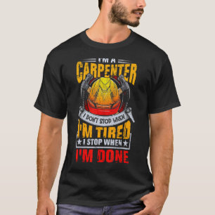 Mens Cool Carpenter Funny Joiner Hard Work Woodwor T-Shirt