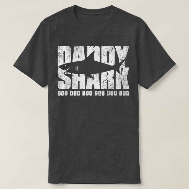 Mens Cool Daddy Shark  T-Shirt (Design Front)