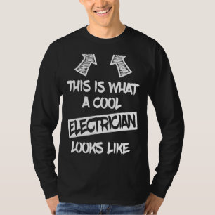 Mens Cool Electrician Electricians Electronics  Sa T-Shirt