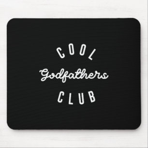 Mens Cool Godfathers Club, Pregnancy Announcement Mouse Pad