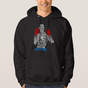 Mens Cool Martial Arts Fighter Fitness Training Wo Hoodie