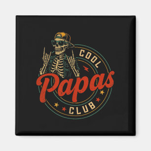 Mens Cool Papas Club Pregnancy Announcement Cool P Magnet