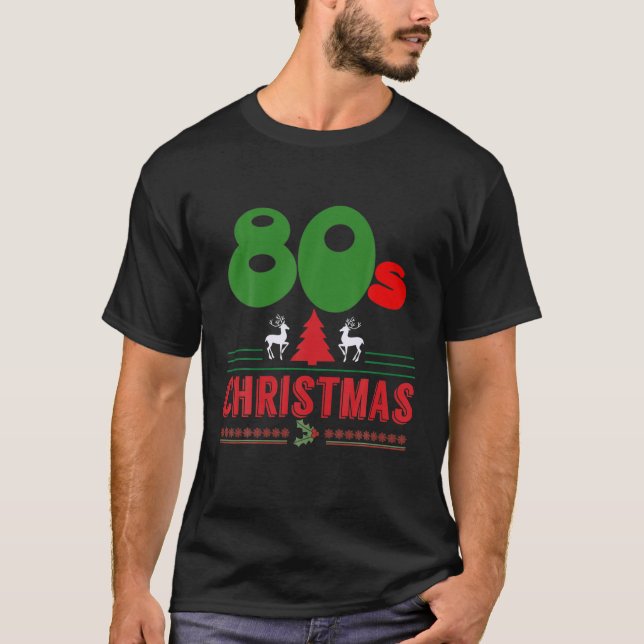Mens COOL: Retro Ugly 80S Christmas Party Outfit G T-Shirt (Front)