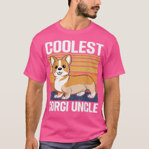 Mens Coolest Corgi Uncle T-Shirt