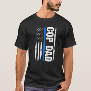 Mens Cop Dad Police Officer Cops T-Shirt