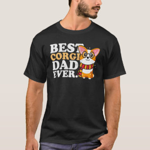 Mens Corgi Dad Best Corgi Dad Ever T-Shirt