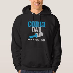 Mens Corgi Dad Dog Hair Beagle Hoodie
