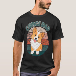 Mens Corgi Dad Pembroke Welsh Corgi Dog Owner Dogg T-Shirt