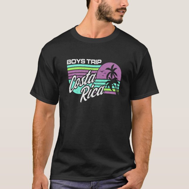Mens Costa Rica Guys Mens Trip Matching Vacation C T-Shirt (Front)