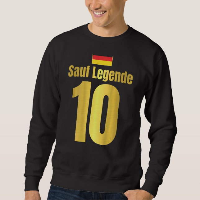 Mens Costume Carnival & Carnival Germany Sauf Jers Sweatshirt (Front)