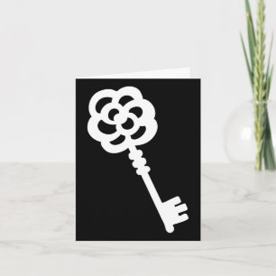 Mens couples matching outfit key and ball chain card
