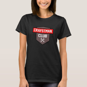 Mens Craftsman Club Graphic Electrician Worker Too T-Shirt