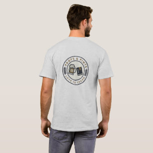 men's-crest front, seal back T-Shirt
