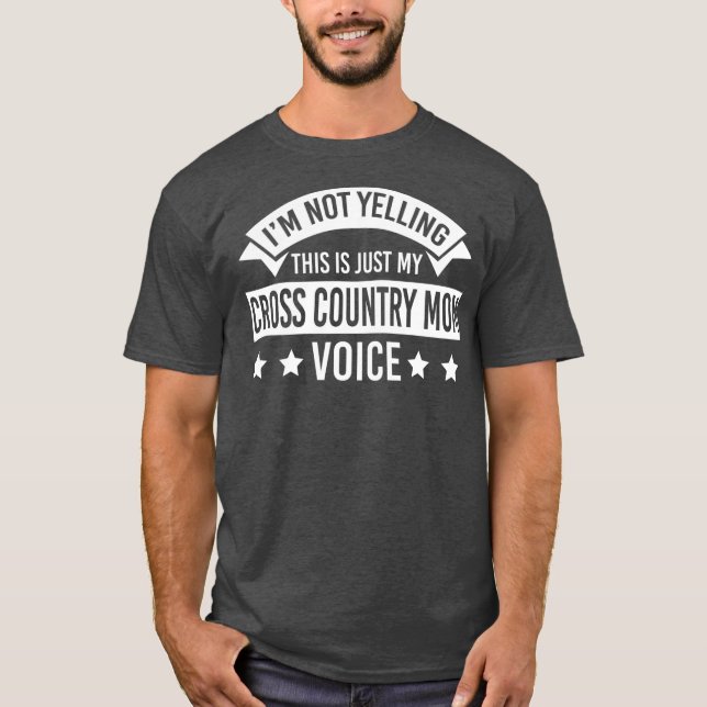 Mens Cross Country Mum Apparel Best Funny Moms T-Shirt (Front)