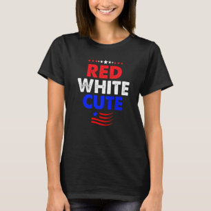 Mens Cute 4th Of July Great American Flag Women's T-Shirt