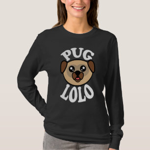 Mens Cute Pug Lolo T-Shirt