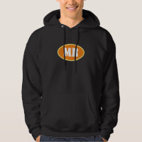 Men's Cute Simple Custom Initial Black 