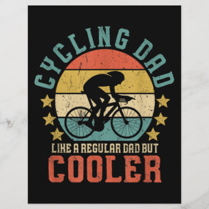 Mens Cycling Dad Bike Rider & Cyclist Father's Day Flyer