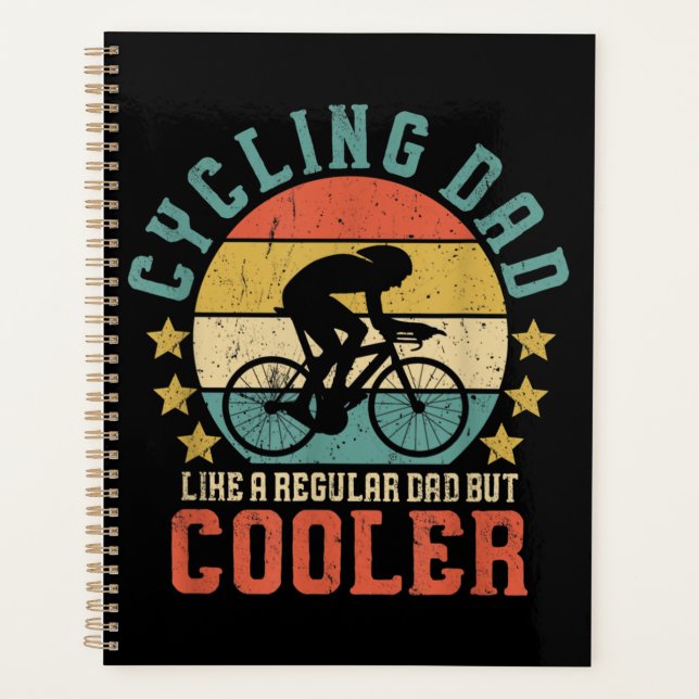 Mens Cycling Dad Bike Rider & Cyclist Father's Day Planner (Front)