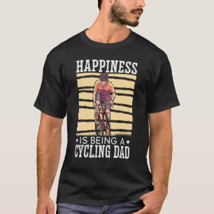 Mens Cycling Dad Biking Cycling Mountain Bike T-Shirt