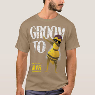 Mens Dabbing Bee Funny Groom To Be 2018 TDistresse T-Shirt