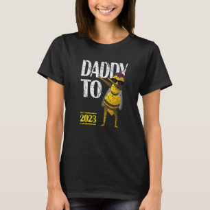 Mens Dabbing Bee Vintage Soon To Be Daddy 2023 Da T-Shirt