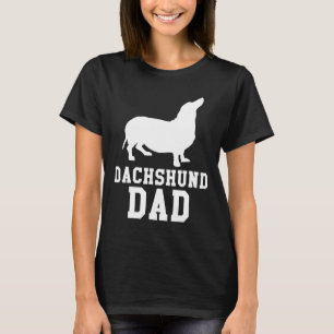 Mens Dachshund Dad Weiner Dog Tee Shirt