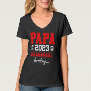 Mens Dad 2023 Loading Dad To Be Father 2023 T-Shirt
