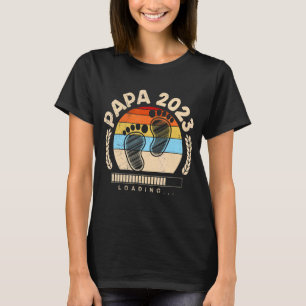 Mens Dad 2023 Loading Dad To Be T-Shirt
