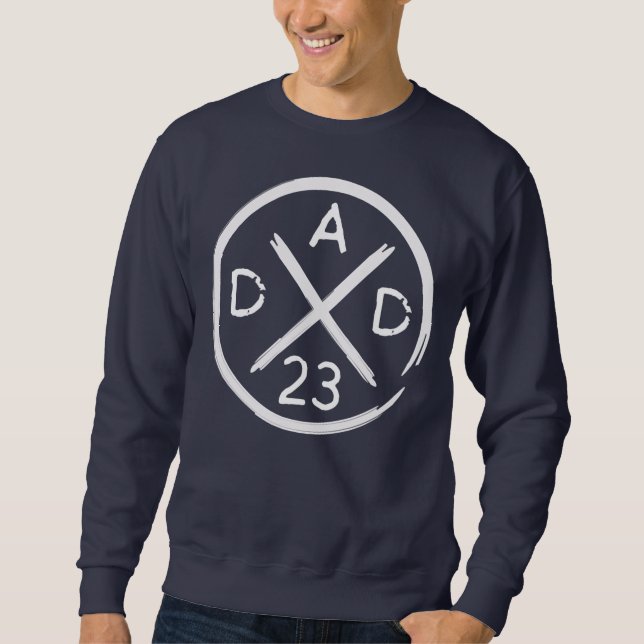 Mens Dad 2023 Werden Papa Father's Day Father  Sweatshirt (Front)