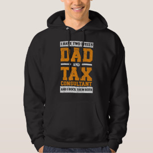 Mens Dad And Tax Consultant Accountant Tax Season Hoodie