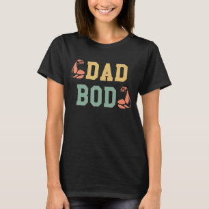 Mens Dad Bod Fitness Workout Best Dad Ever Gym Mus T-Shirt